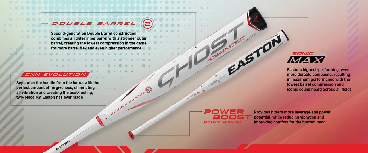 2022 Easton Ghost Advanced Double Barrel Fastpitch Softball Bat, -9 Drop, FP22GHAD9 8 2022 Easton Ghost Advanced Double Barrel Fastpitch Softball Bat, -9 Drop, FP22GHAD9 - Image 6