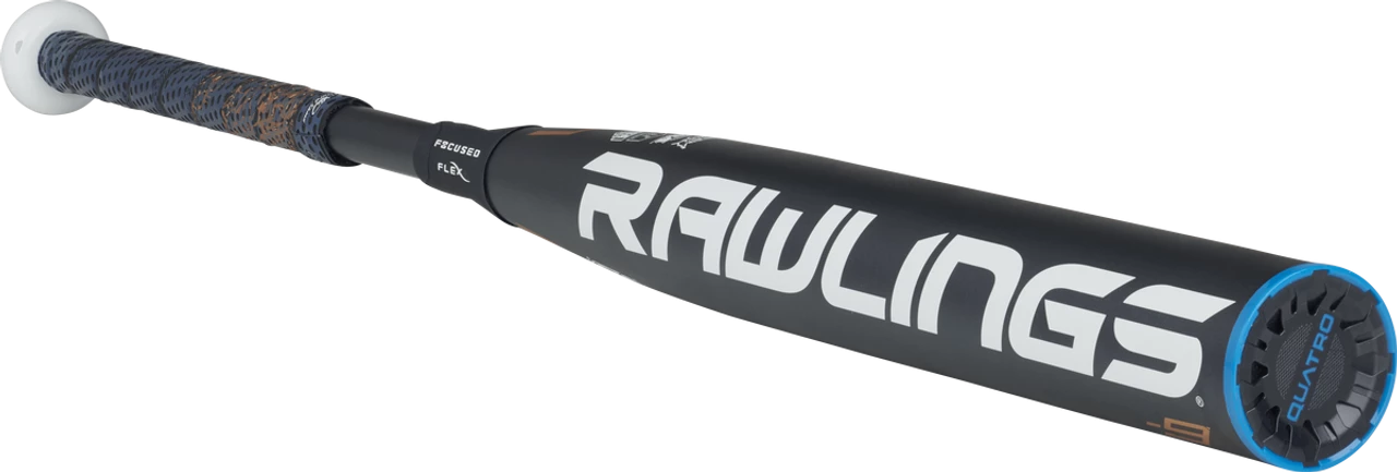 DISCONTINUED 2020 Rawlings Quatro PRO Endloaded Composite Fastpitch Softball Bat, -9 Drop, FPPE9 7 DISCONTINUED 2020 Rawlings Quatro PRO Endloaded Composite Fastpitch Softball Bat, -9 Drop, FPPE9 - Image 5