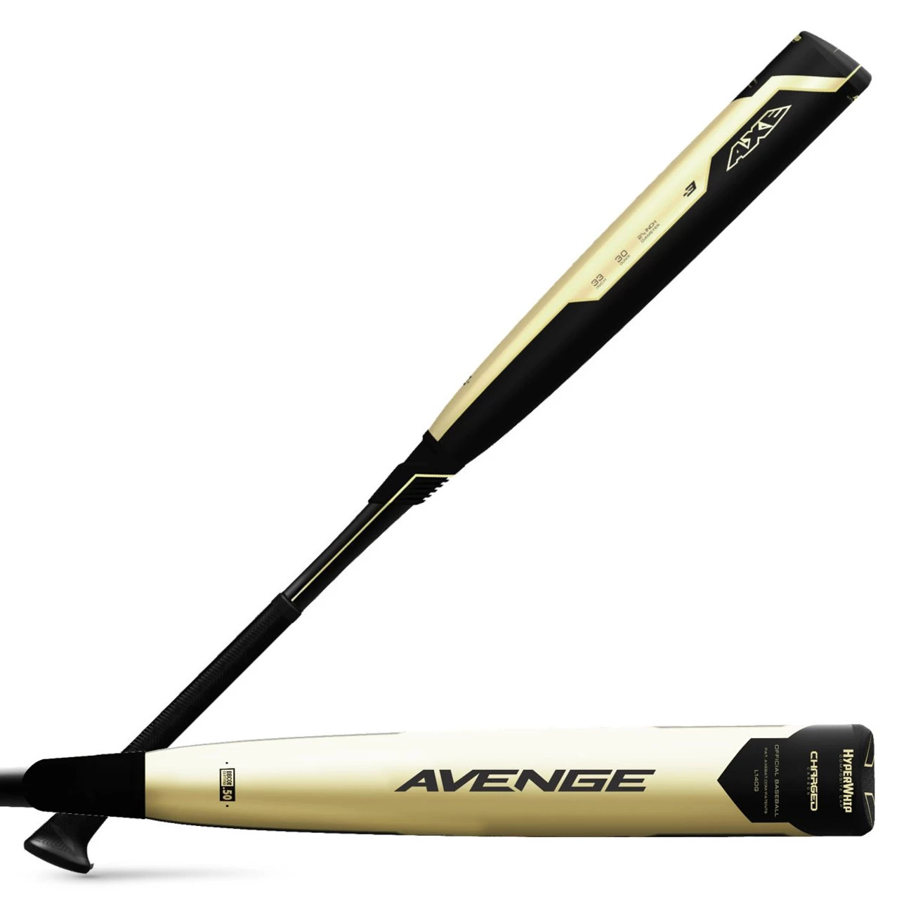 Axe Bat DISCONTINUED 2019 Axe Avenge Composite BBCOR Baseball Bat, -3 Drop, 2-5/8 In Barrel, L140G 2 Axe Bat DISCONTINUED 2019 Axe Avenge Composite BBCOR Baseball Bat, -3 Drop, 2-5/8 In Barrel, L140G