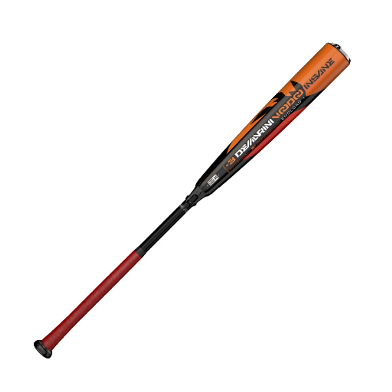 DISCONTINUED 2018 DeMarini Voodoo Insane Endloaded Alloy BBCOR Baseball Bat, -3 Drop, 2-5/8 In Barrel, WTDXVIC-18 - Image 2