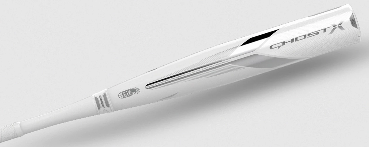 DISCONTINUED 2018 Easton Ghost X Composite USSSA Senior League Baseball Bat, -10 Drop, 2-5/8 In Barrel, SL18GX108