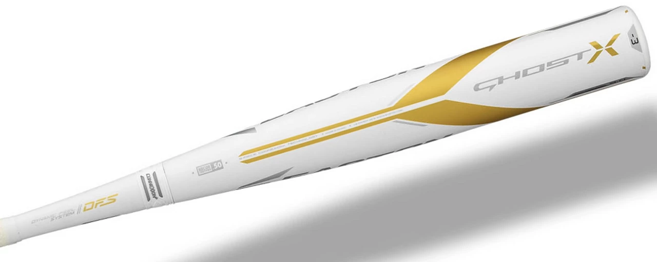 DISCONTINUED 2018 Easton Ghost X Composite BBCOR Baseball Bat, -3 Drop, 2-5/8 In Barrel, BB18GX