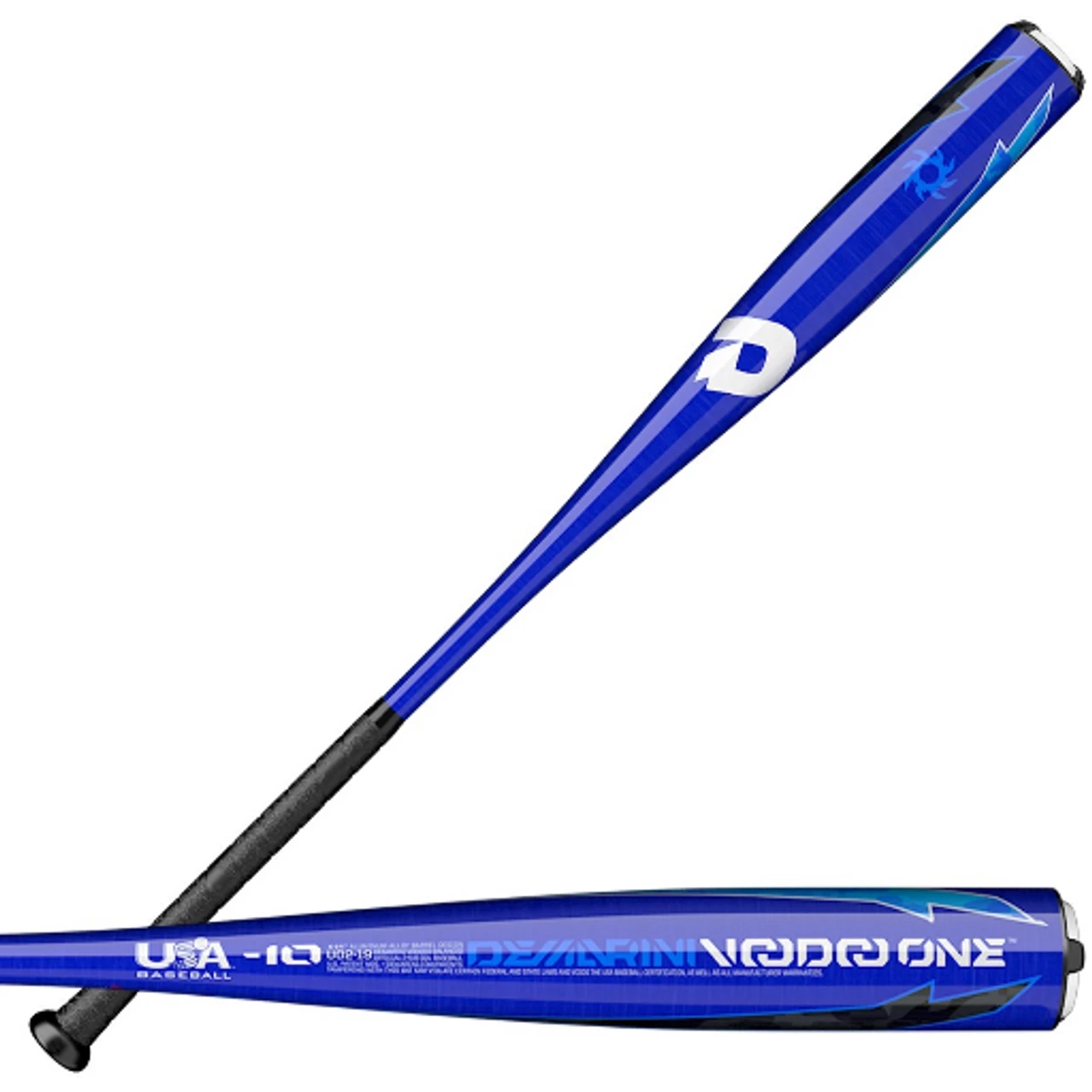 DISCONTINUED 2019 DeMarini Voodoo One Balanced Alloy Youth 2018+ Baseball Bat, -10 Drop, 2-5/8 In Barrel, WTDXUO2-19