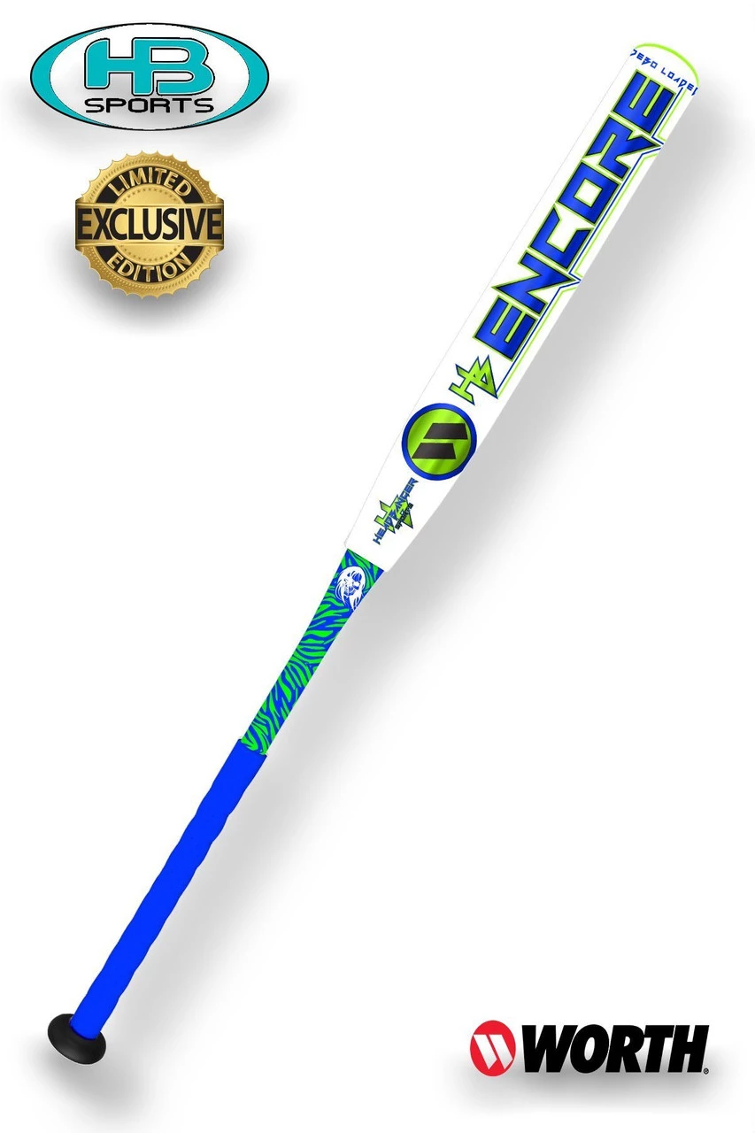 DISCONTINUED 2017 Worth Encore Exclusive USSSA Slow Pitch Softball Bat, 13.5 In Barrel, WENHBU 3 DISCONTINUED 2017 Worth Encore Exclusive USSSA Slow Pitch Softball Bat, 13.5 In Barrel, WENHBU
