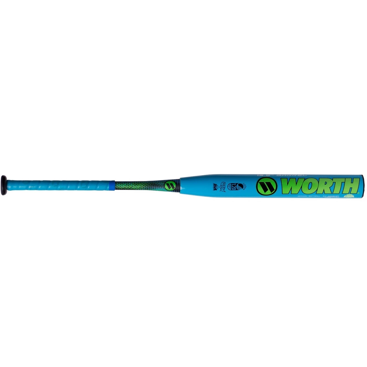 DISCONTINUED 2018 Worth EST XL Limited Edition Reissue 13.5 In USSSA Slow Pitch Softball Bat, WESTMU 4 DISCONTINUED 2018 Worth EST XL Limited Edition Reissue 13.5 In USSSA Slow Pitch Softball Bat, WESTMU - Image 2