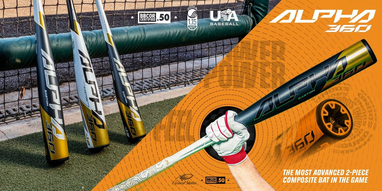 2020 Easton Alpha 360 Alloy USSSA Senior League Baseball Bat, -10 Drop, 2-5/8 In Barrel, SL20AL108 7 2020 Easton Alpha 360 Alloy USSSA Senior League Baseball Bat, -10 Drop, 2-5/8 In Barrel, SL20AL108 - Image 5
