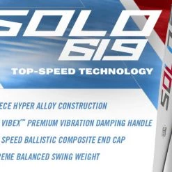 DISCONTINUED 2019 Louisville Slugger Solo 619 Alloy BBCOR Baseball Bat, -3 Drop, 2-5/8 In Barrel, WTLBBS619B3 -Bats Elegant shop solobbcor 80335.1534175451